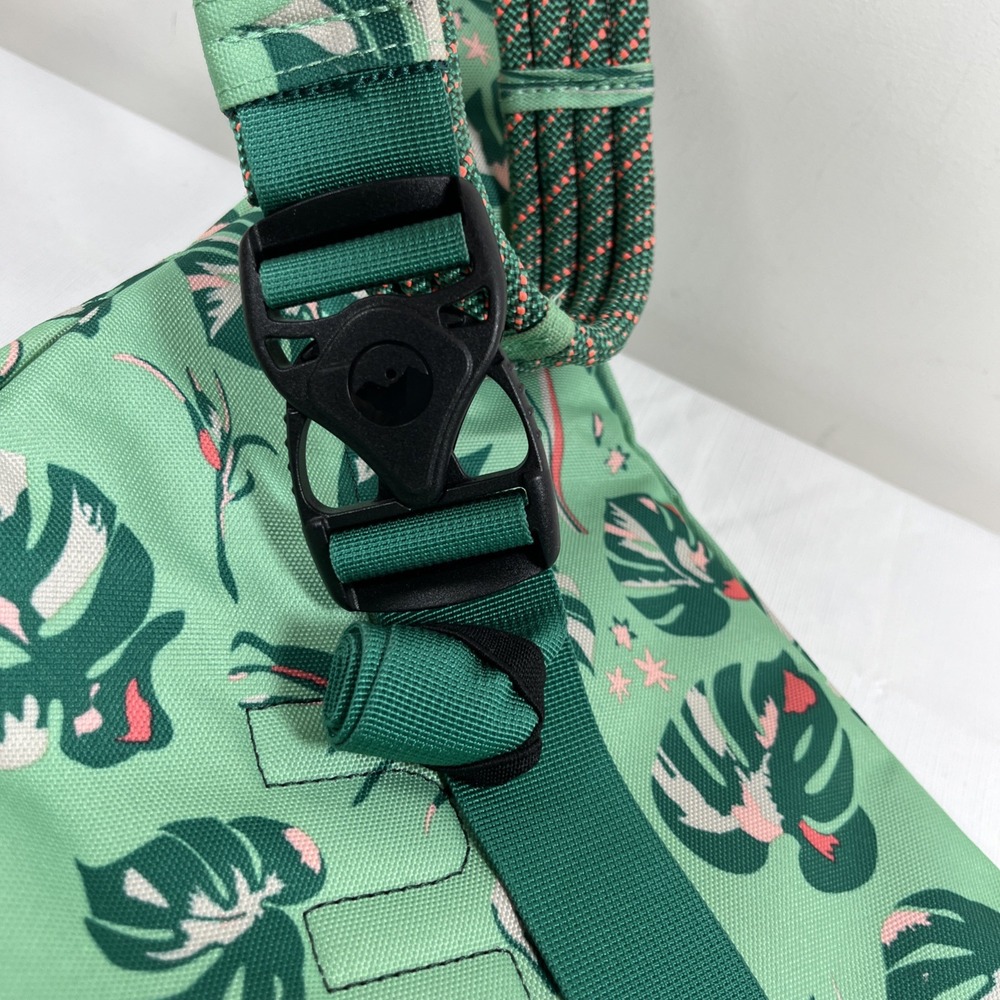 Kavu Rope Sack Leaf Print Nylon Sling Backpack Boho Outdoors Hiking Bag Casual - Picture 14 of 16